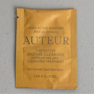 5/$25 AUTEUR DEFINITIVE ENZYME CLEANSER 1.25ml BRAND NEW SEALED MADE IN GERMANY
